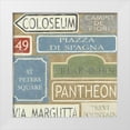 thumbnail image 1 of Zarris, Chariklia 26x26 White Modern Wood Framed Museum Art Print Titled - Tour of Rome, 1 of 4