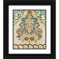 thumbnail image 1 of Zarris, Chariklia 26x30 Black Ornate Wood Framed with Double Matting Museum Art Print Titled - Tapestry Tree I, 1 of 4
