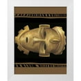 thumbnail image 1 of Zarris, Chariklia 26x32 White Modern Wood Framed Museum Art Print Titled - African Mask IV, 1 of 4