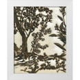 thumbnail image 1 of Zarris, Chariklia 26x32 White Modern Wood Framed Museum Art Print Titled - Teahouse Chinoiserie II, 1 of 4