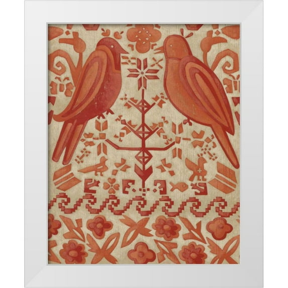 Zarris, Chariklia 26x32 White Modern Wood Framed Museum Art Print Titled - True Love II