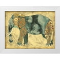 thumbnail image 1 of Zarris, Chariklia 32x25 White Modern Wood Framed Museum Art Print Titled - Royal Elephant, 1 of 4