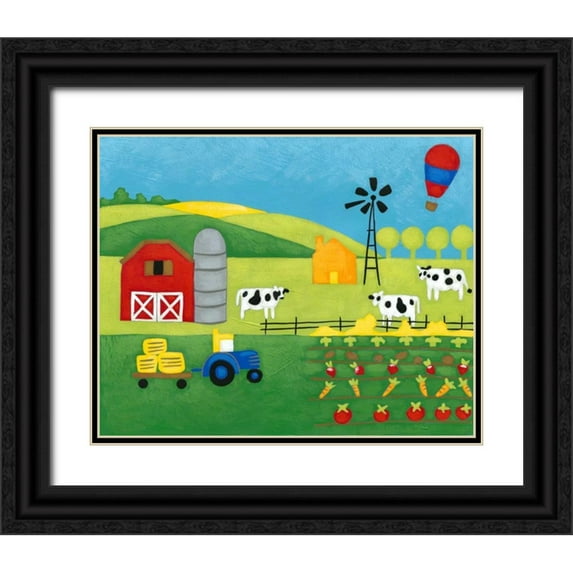 Zarris, Chariklia 32x26 Black Ornate Wood Framed with Double Matting Museum Art Print Titled - Storybook Farm