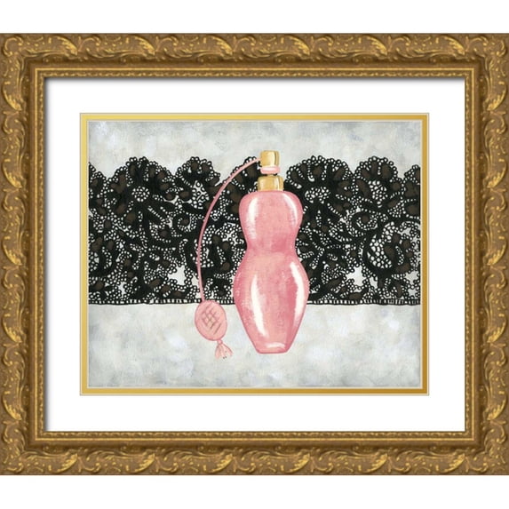 Zarris, Chariklia 32x26 Gold Ornate Wood Framed with Double Matting Museum Art Print Titled - Femme Boudoir VIII