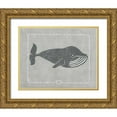 thumbnail image 1 of Zarris, Chariklia 32x26 Gold Ornate Wood Framed with Double Matting Museum Art Print Titled - Whale of a Tale III, 1 of 4