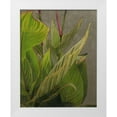 thumbnail image 1 of Zarris, Charliklia 15x18 White Modern Wood Framed Museum Art Print Titled - Non-Embellished Dramatic Leaves II, 1 of 4