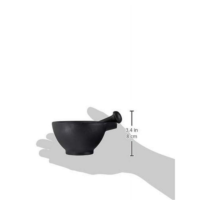 Zassenhaus 3Piece Mortar and Pestle Set, Cast Iron Grinder Set for