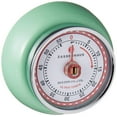 thumbnail image 1 of Zassenhaus 60-Minute Magnetic Steel "Retro" Kitchen Timer, Mint Green, 2.75-Inch (M072365), 1 of 5