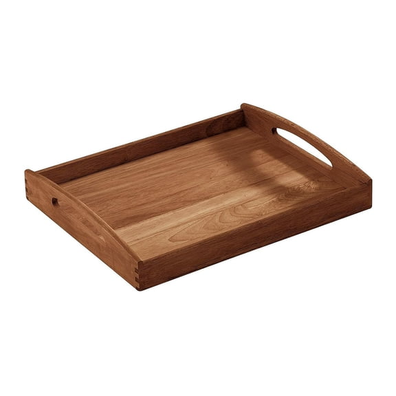 Zassenhaus Acacia Wood Serving Tray, 17" x 14" x 2.75", Brown