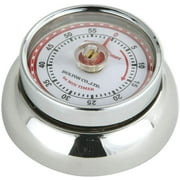 Zassenhaus Magnetic Retro 60 Minute Kitchen Timer, 2.75-Inch, Chrome
