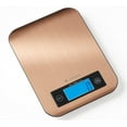 thumbnail image 1 of Zassenhaus Pure Digital Kitchen Scale, 9.3" x 6.9", Copper, 1 of 1