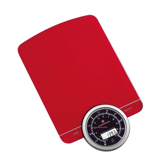 Zassenhaus Retro Kitchen Digital Scale, Red