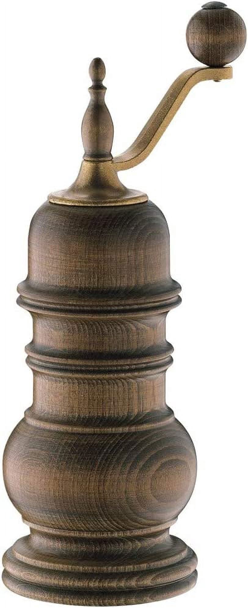 Zassenhaus Speyer Pepper Mill Manual Ceramic Grinder 5.1-Inch Dark Stained Beech