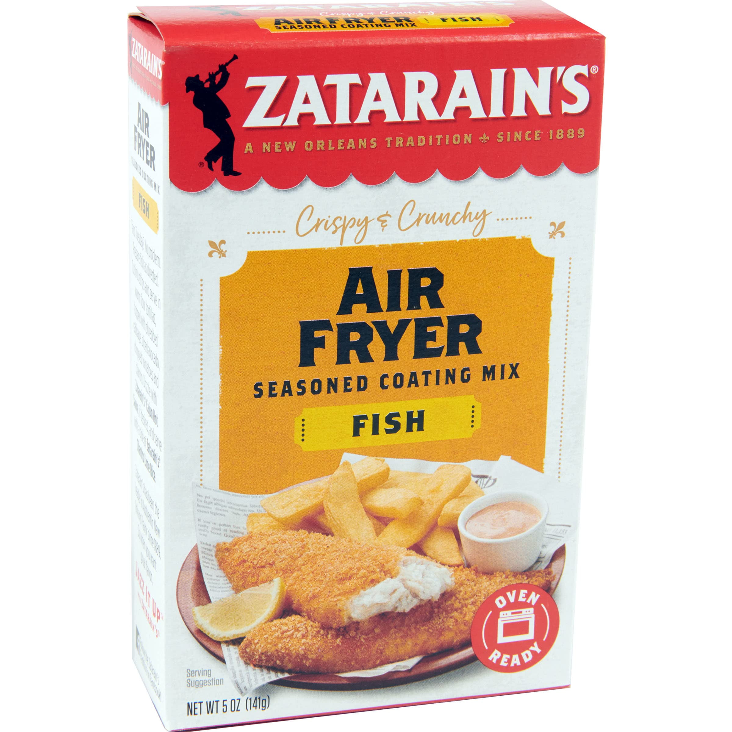 Zatarain,S Air Fryer Fish Seasoned Coating Mix, 5 Oz