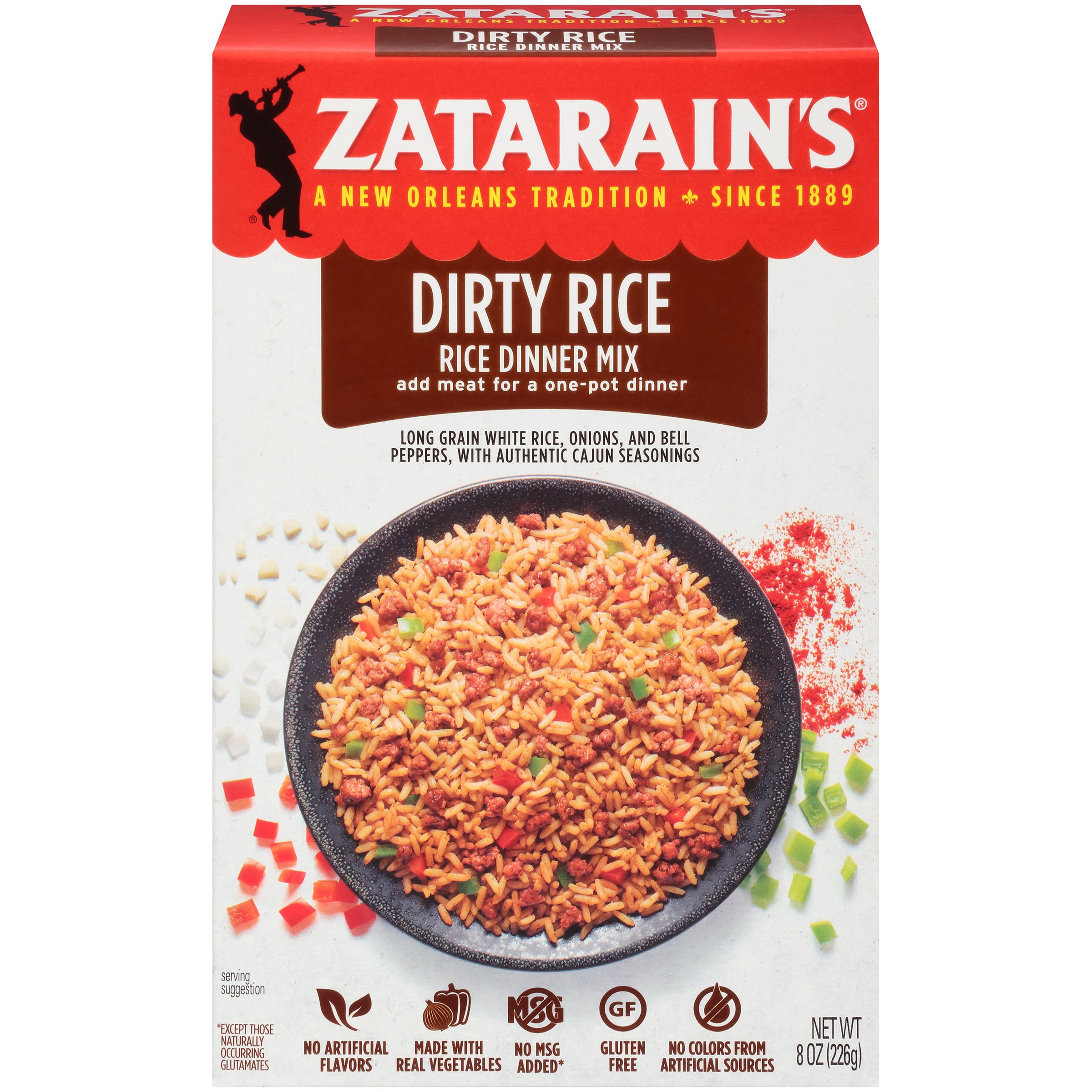 Zatarain,S Dirty Rice, 8 Oz (Pack Of 2) - Walmart.com