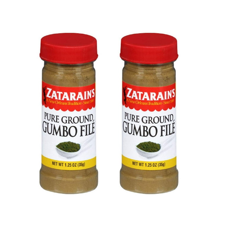  Zatarain's Pure Ground Gumbo File 1.25 oz : File Powder :  Grocery & Gourmet Food