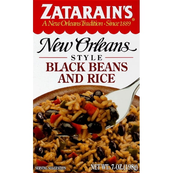 Zatarain's Black Beans & Rice Rice Dinner Mix, 7 Oz (Pack of 3)