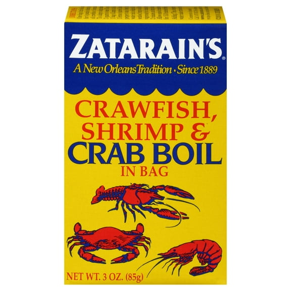 Zatarain's Boil Dry Crawfish, Shrimp & Crab Seasoning 3 oz (Pack Of 30)