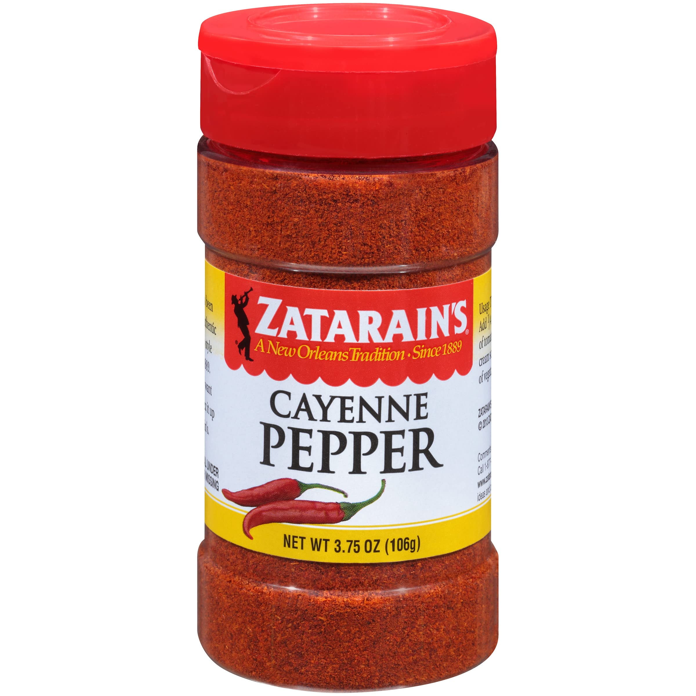 Zatarain's Cayenne Pepper, 3.75 AKF18 oz (Pack of 6)