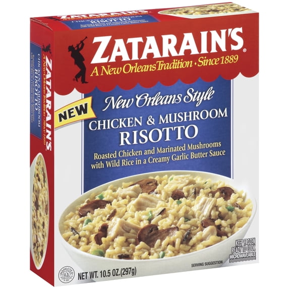 Zatarain's Chicken & Mushroom Risotto New Orleans Style 10.5 oz Box