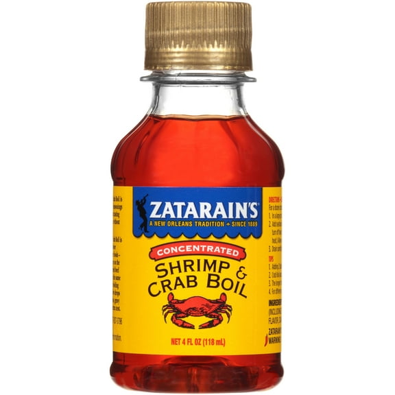 Zatarain's Concentrated Shrimp & Crab Boil, 4.0 fl oz Bottle