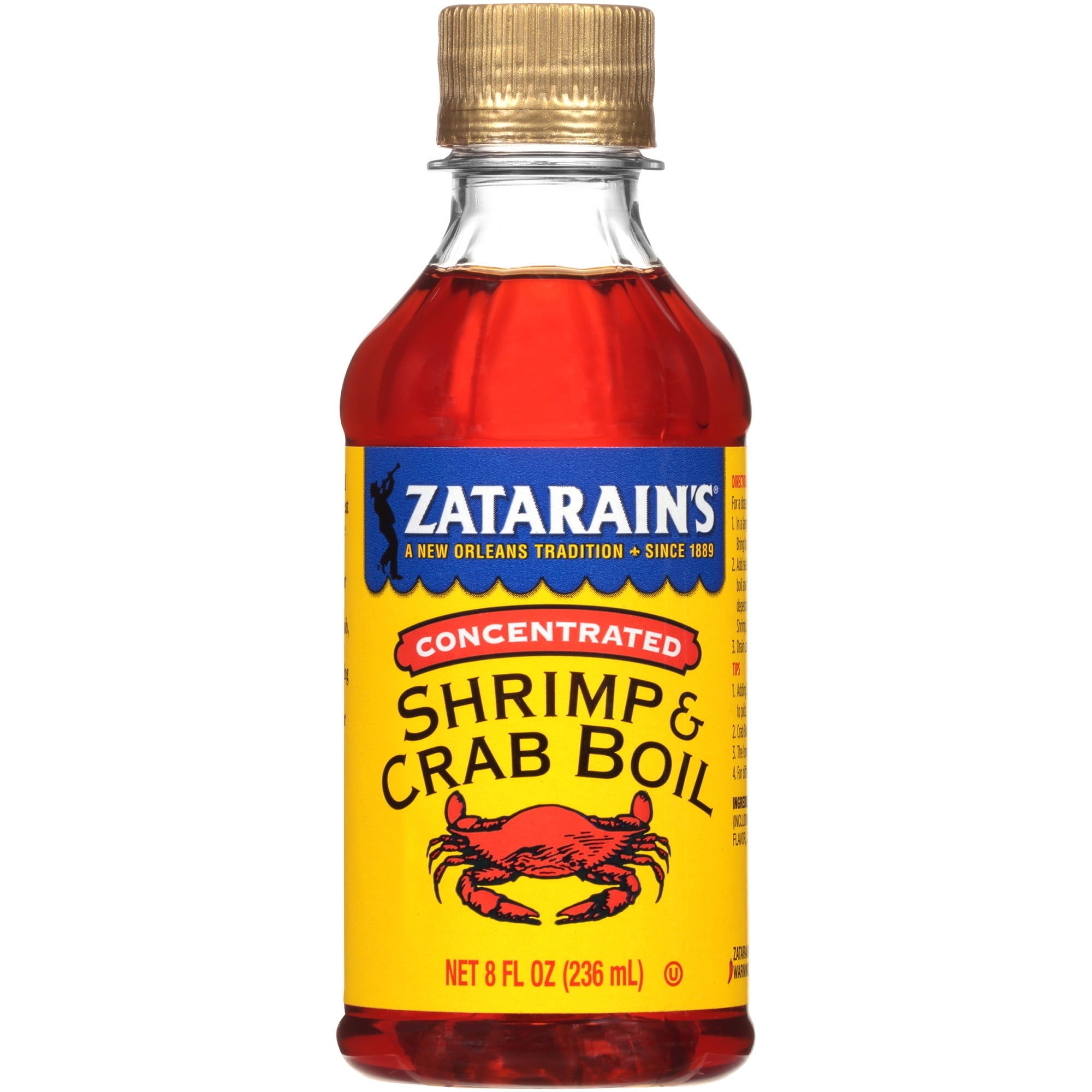 Zatarain's Concentrated Shrimp and Crab Boil, 8 fl oz