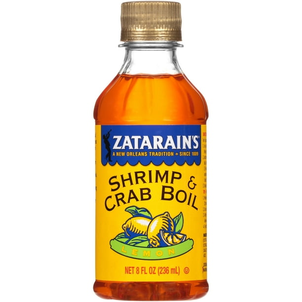 Zatarain's Crab Boil Liquid Lemon, 8 fl oz Cooking Sauces