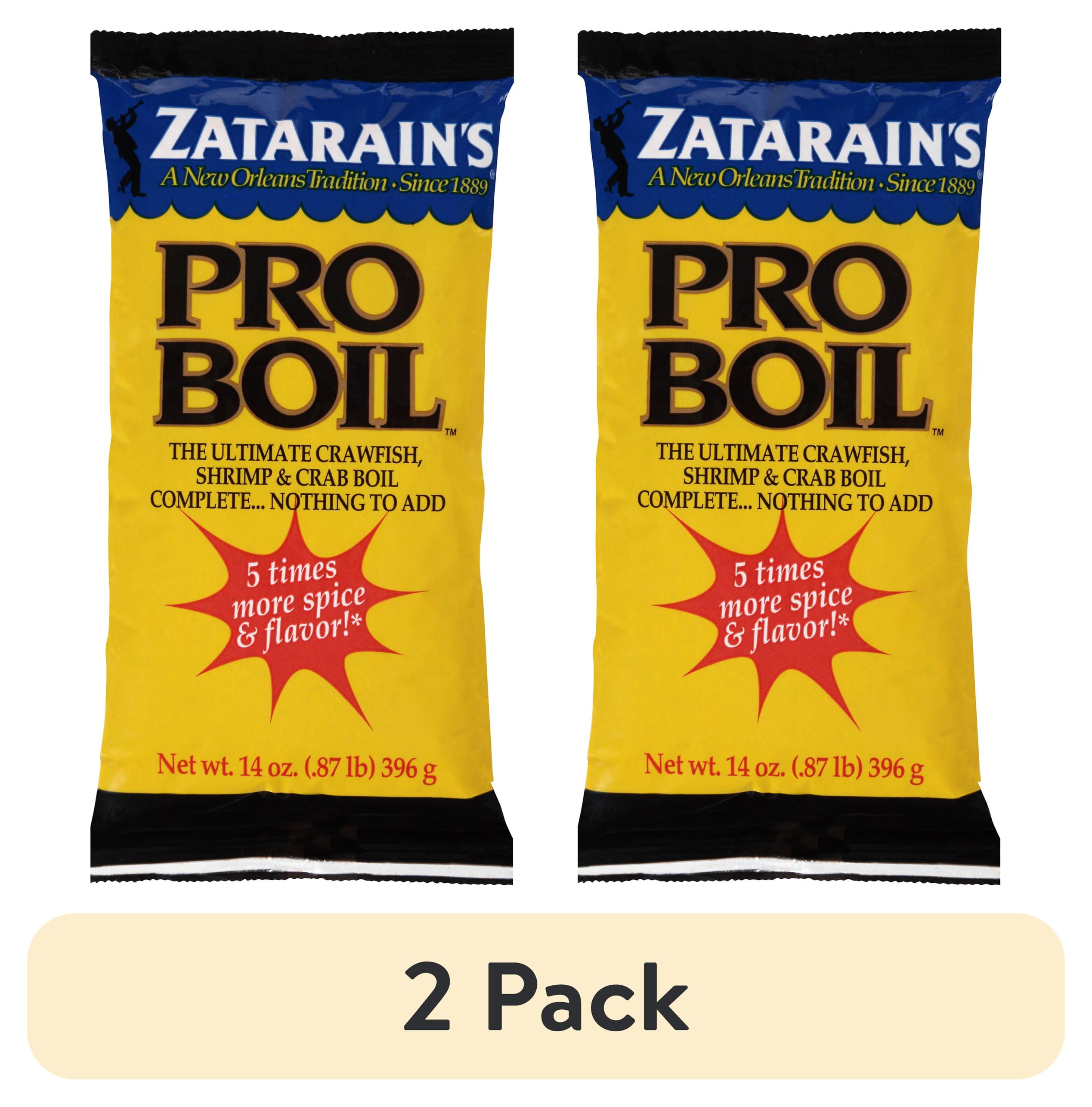 (2 pack) Zatarain's Crab Boil Seasoning ProBoil, 14 oz Mixed Spices