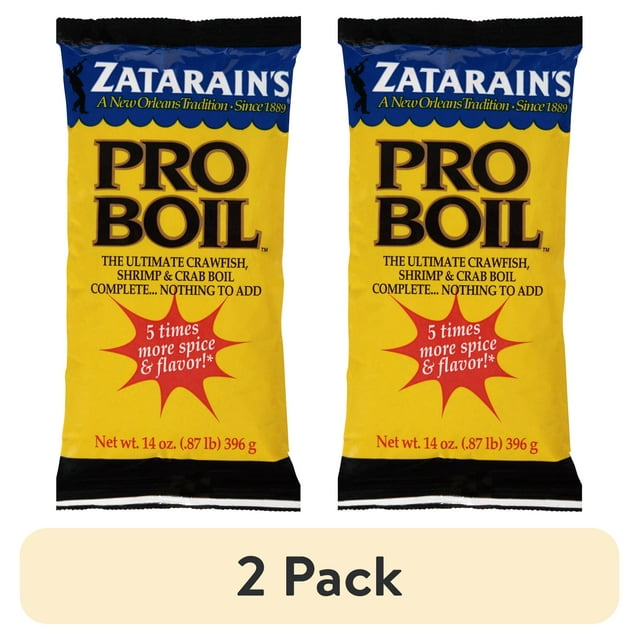 (2 pack) Zatarain's Crab Boil Seasoning ProBoil, 14 oz Mixed Spices & Seasonings