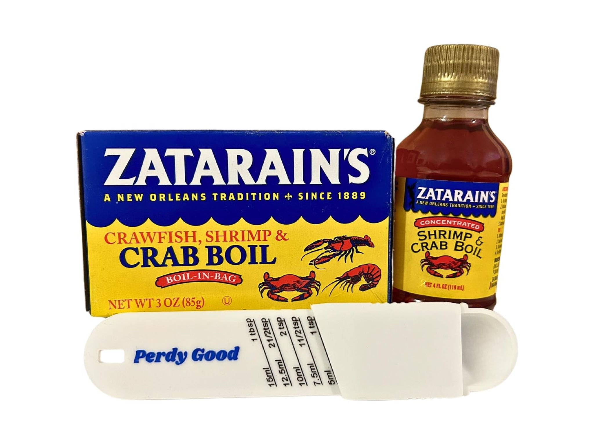 Zatarain's Crawfish Shrimp Crab OIF8 Boil Seasoning Bundle with (1