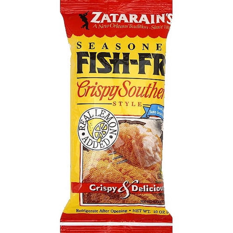 Zatarain's Crispy Southern Style Seasoned Fish Fri Seafood