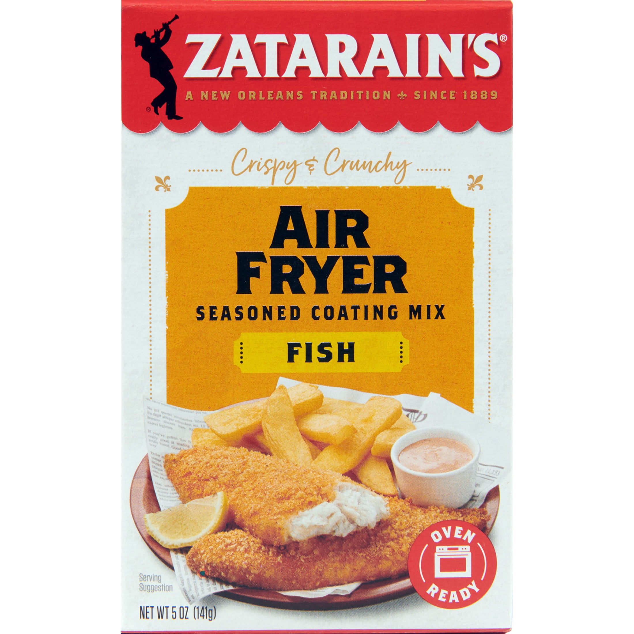 ZATARAIN'S Air Fryer Fish Seasoned Coating Mix, 5 OZ - Walmart.com
