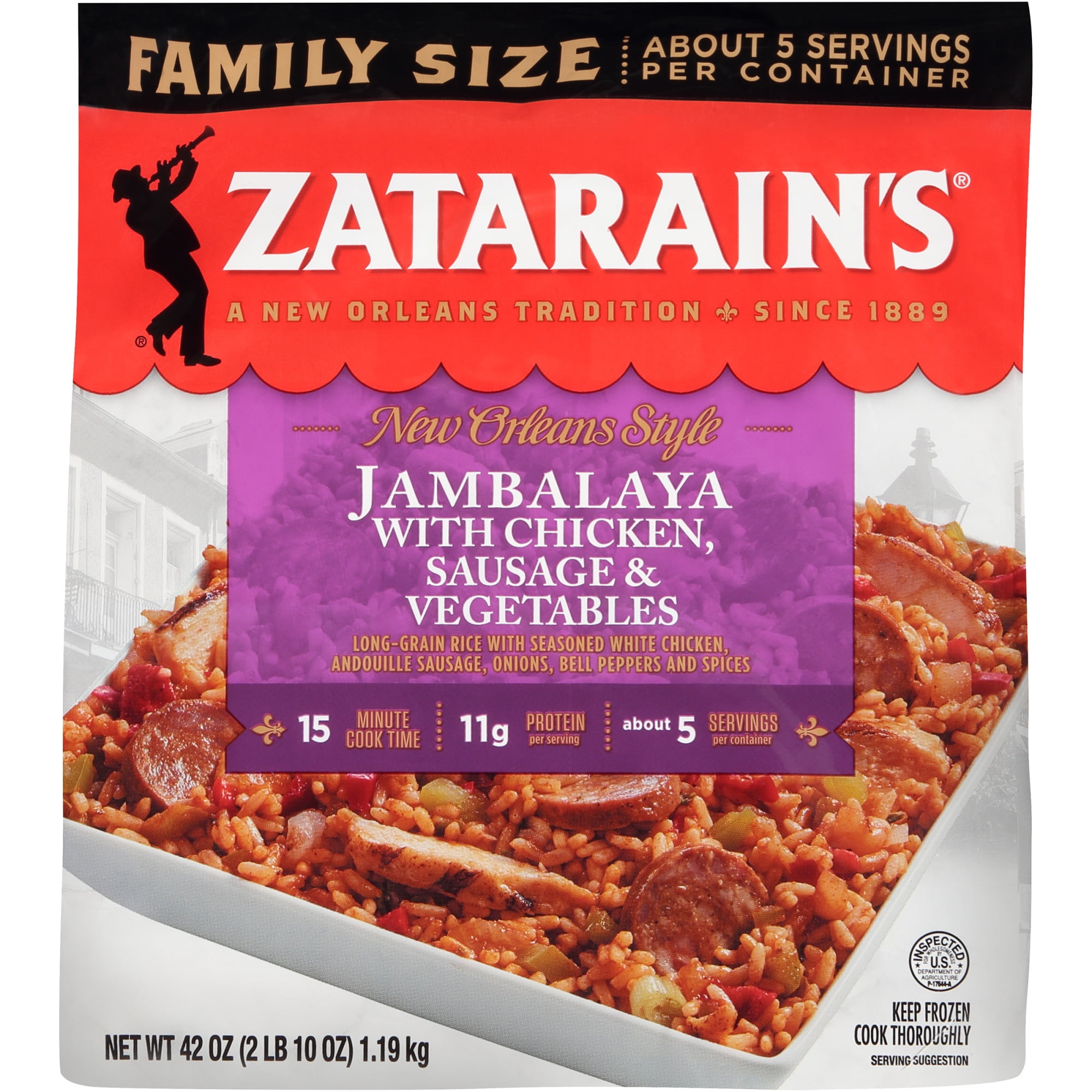 Zatarain's® Chicken And Sausage Jambalaya, 24 oz, Soup