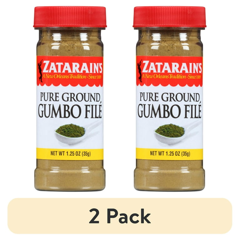 Zatarain's Gumbo File, 1.25 OZ : Cajun Seasoning  
