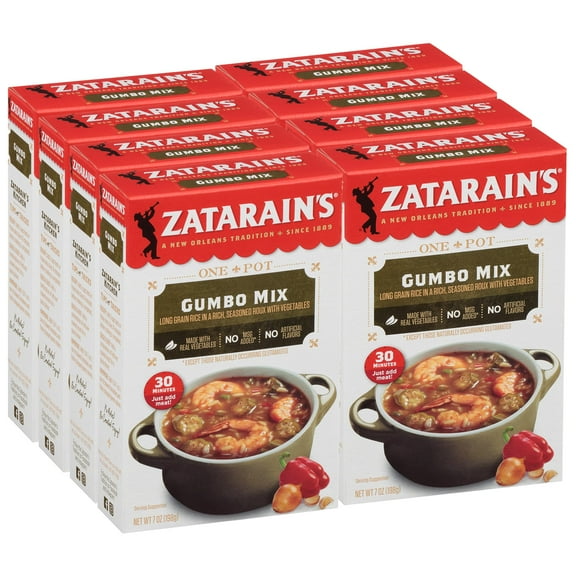 Zatarain's Gumbo Mix, 7 SAF21 oz (Pack of 8)