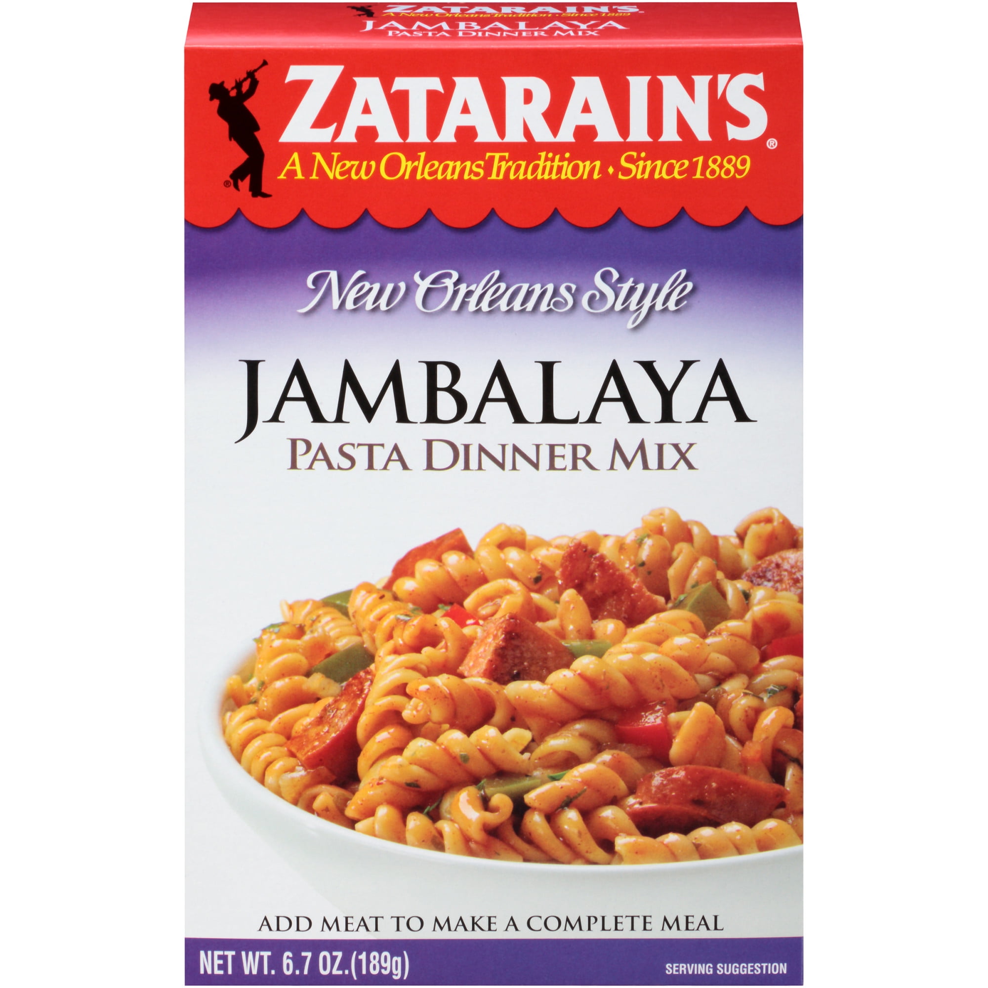 Zatarain's Jambalaya Pasta Dinner, 6.7 oz