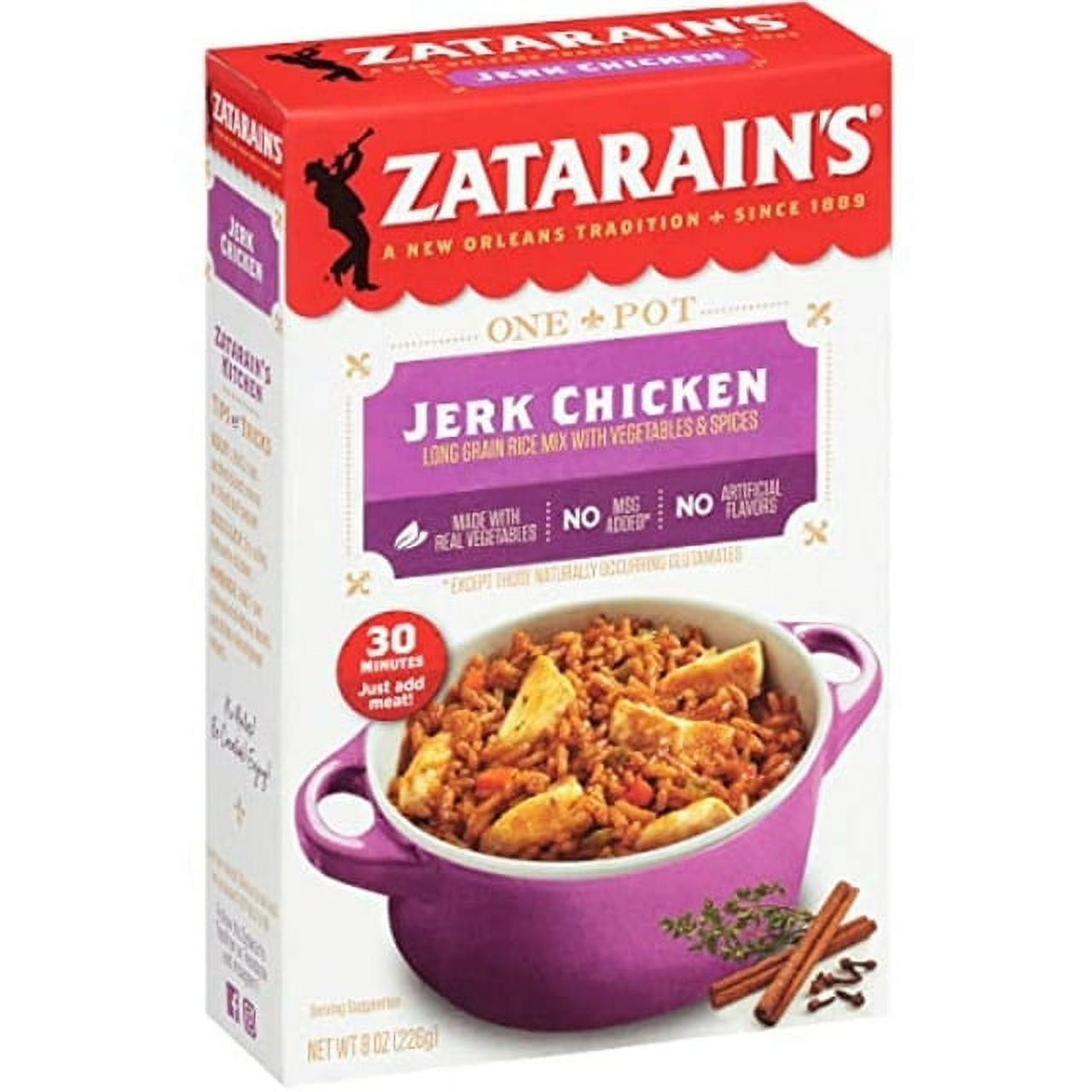 Zatarain's Jerk Chicken Rice Dinner Mix, Caribbean Spices