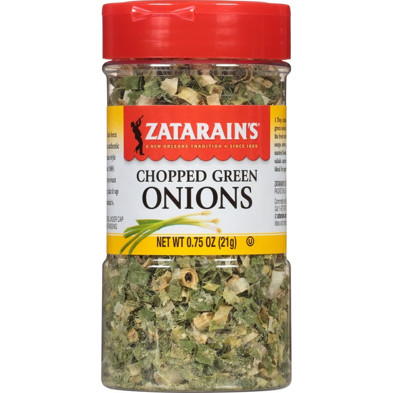Zatarain's Kosher Chopped Green Onions, 0.75 oz Bottle - Walmart.com