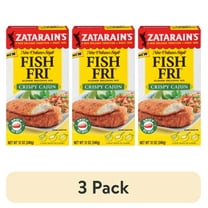 (3 pack) Zatarain's Kosher Crispy Cajun Fish Fri, 12 oz Box