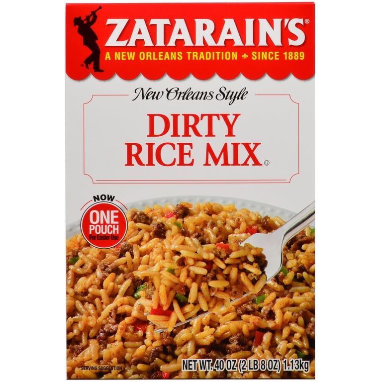 Zatarain's Cajun Seasoning Dirty Rice Mix with Garlic, 40 oz