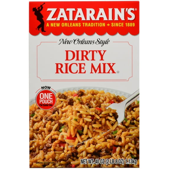Zatarain's Kosher Dirty Rice Mix, 40.0 oz Box