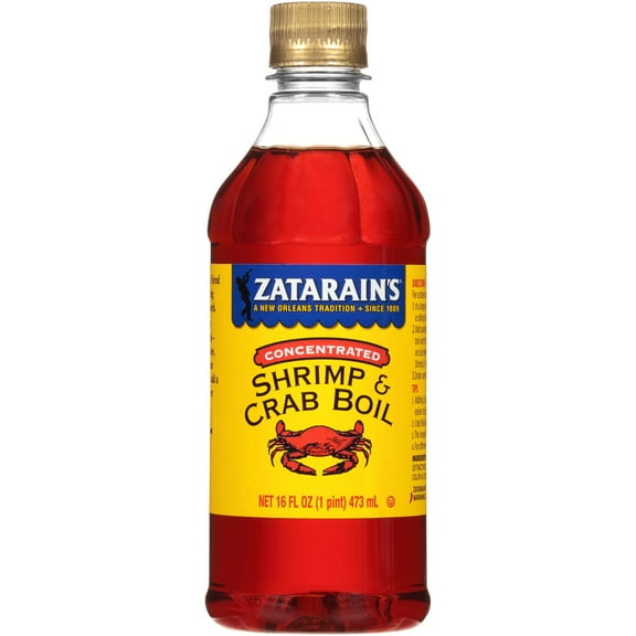Zatarain's Kosher New Orleans Style Liquid Crab Boil, 16.0 fl oz Bottle