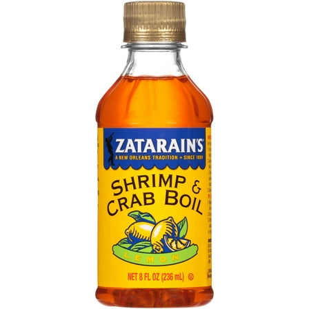 Zatarain's Kosher New Orleans Style Liquid Crab Boil With Lemon, 8.0 fl oz Bottle