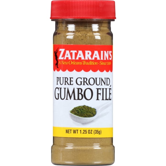 Zatarain's Kosher Pure Ground Gumbo File, 1.25 oz Bottle