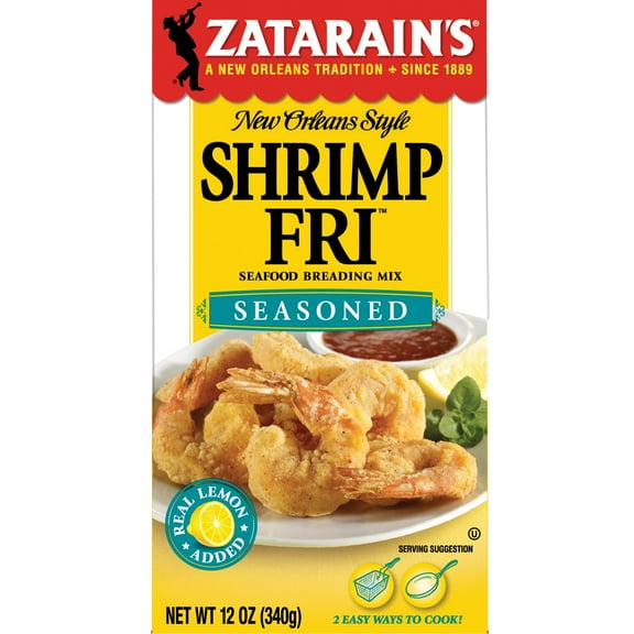 Zatarain's Kosher Seasoned Shrimp Fri, 12.0 oz Box