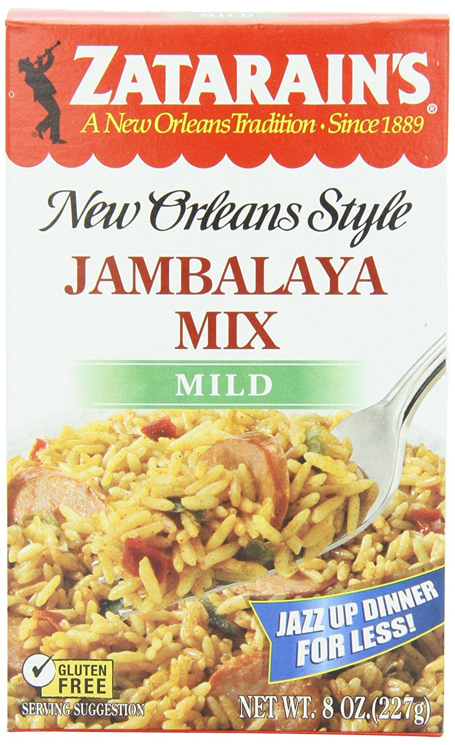 Zatarain's Mild Jambalaya Mix, 8 OZ (Pack of 2)