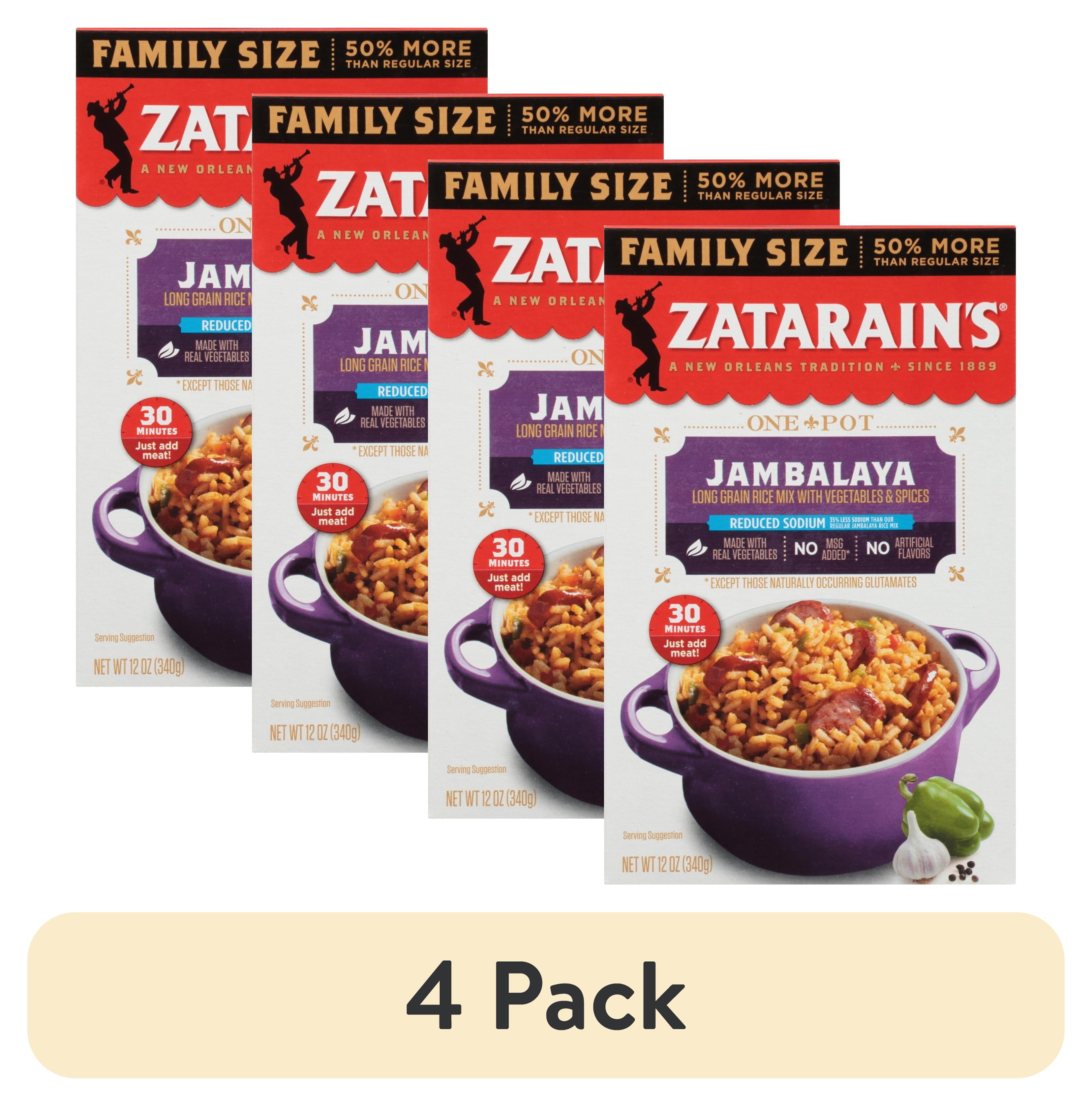 (4 pack) Zatarain's No Artificial Flavors Gluten Free Reduced Sodium ...