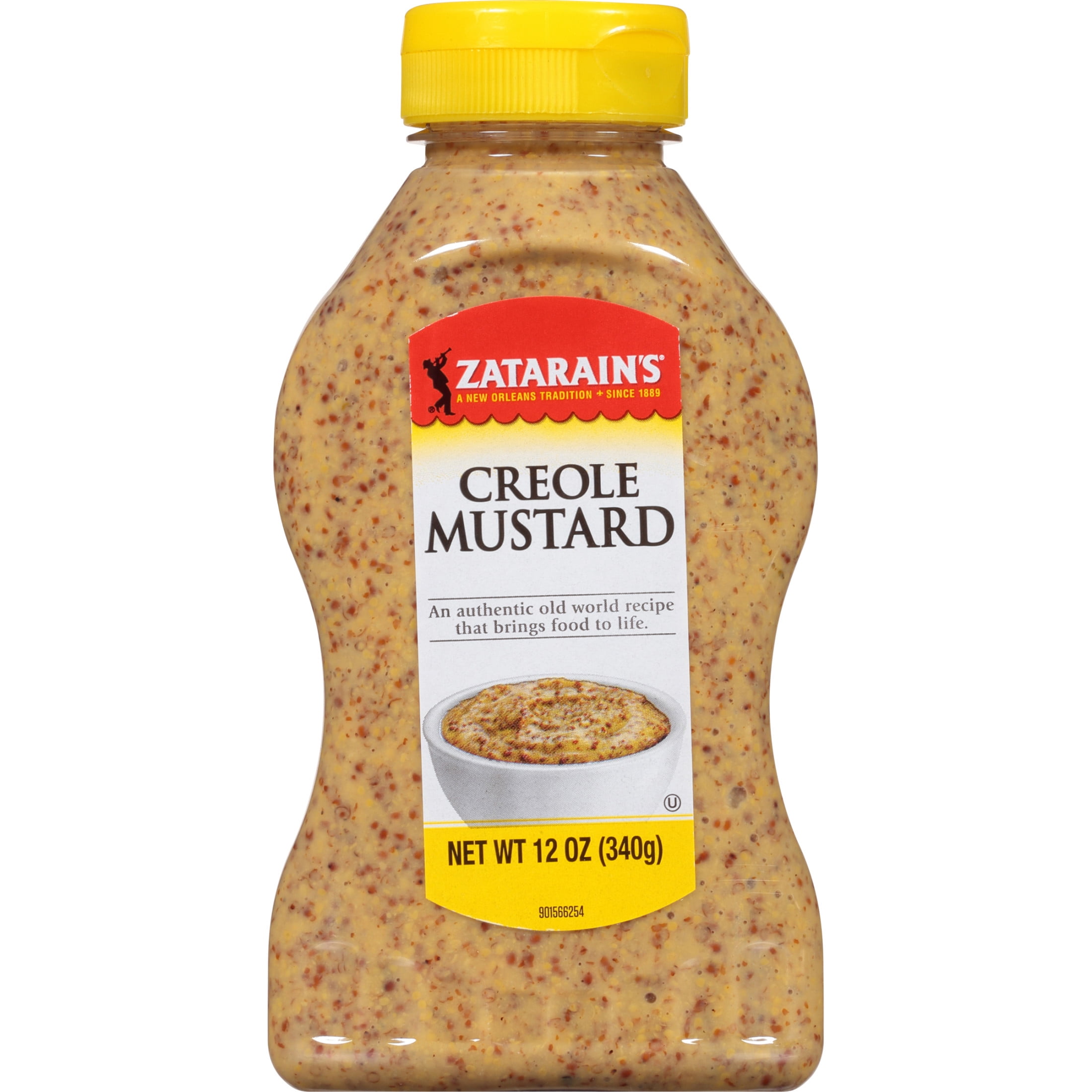 Zatarain's No Artificial Flavors Kosher Creole Mustard, 12 oz Bottle