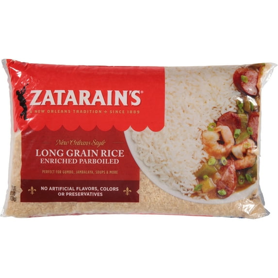 Zatarain's Non-GMO Enriched Parboiled Long Grain Rice, 10.0 lb Bag