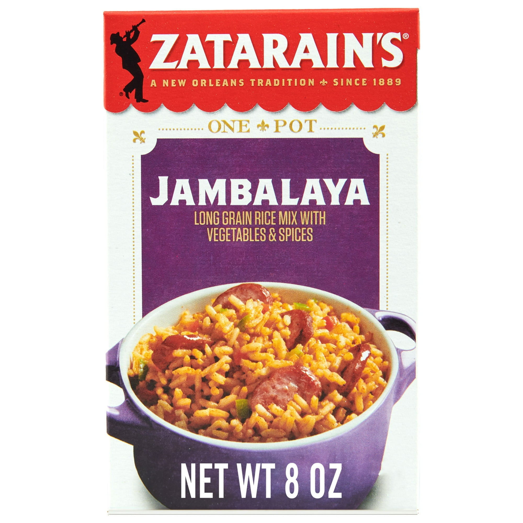 Zatarain's Non-GMO Jambalaya Rice Mix 8 oz Box (Pack of 8) - Walmart.com